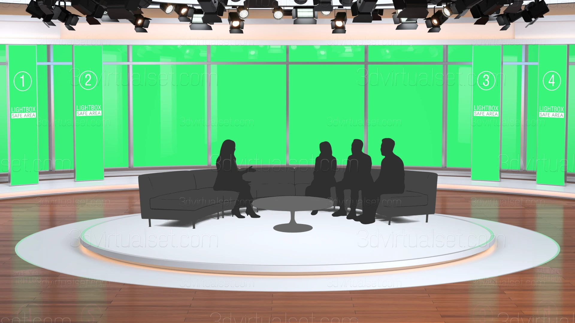 Virtual Set 141 For vMix Shot 1-2-